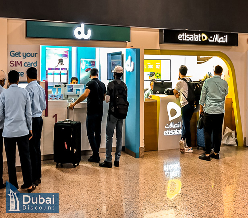 سیم کارت رایگان امارات در فرودگاه دبی