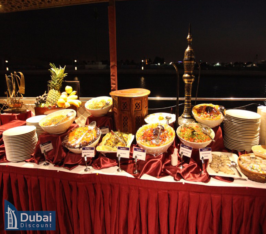 منوی شام کشتی کروز ایرانی در دبی